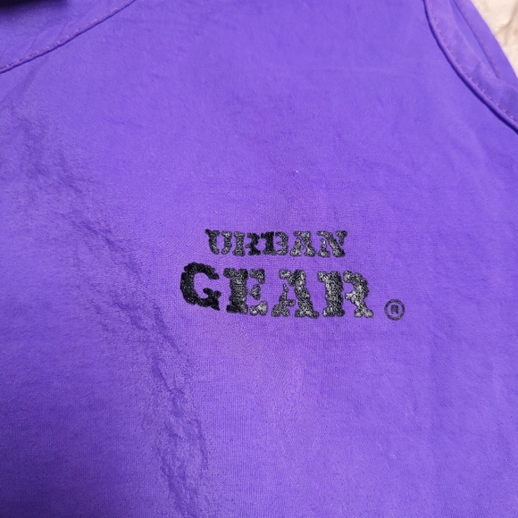 Vintage 90's Nylon Urban Gear Top Black Elastic Waist - Picture 3 of 4